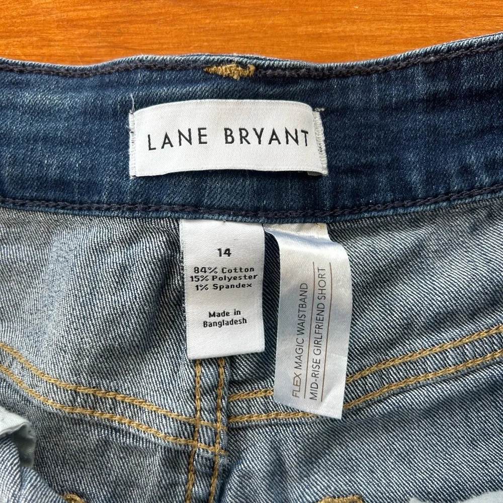Lane Bryant Blue Denim Shorts - Picture 3 of 3